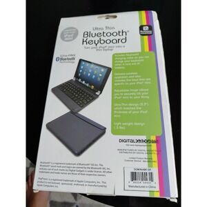 NEW -Ultra Thin Bluetooth Keyboard for iPad Mini New Sealed in Box Green
